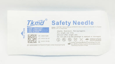 Anhui Tiankang Medical TKSN-008 N-2315 Tkmd Safety Ndle 23G x 1-1/2inch